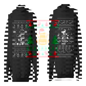 Football Santa Hat Ugly Christmas Sweaters Christmas Sweatshirt - Thegiftio UK