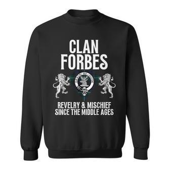 Forbes Clan Scottish Name Coat Of Arms Tartan Family Party Sweatshirt - Seseable
