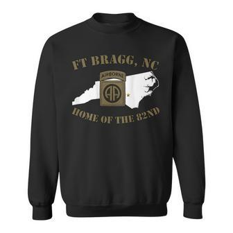 Fort Bragg Military Base-Army Post- On Back Sweatshirt - Monsterry UK
