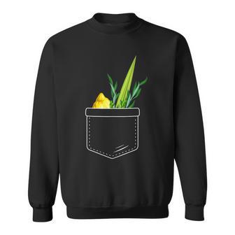 Four Species Feast Of Tabernacles Holiday Sukkot 2024 Pocket Sweatshirt - Monsterry AU