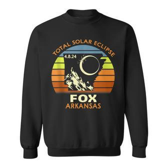 Fox Arkansas Total Solar Eclipse 2024 Sweatshirt - Thegiftio UK