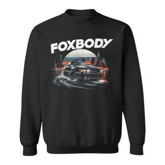 Foxbody Foxbody 50 American Muscle Foxbody Stang Car Sweatshirt - Monsterry