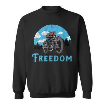 Freedom Old School Motorcycle Rider Retro Sweatshirt - Monsterry DE