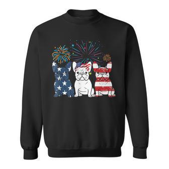 French Bulldog American Flag 4Th Of July Independence Day Sweatshirt - Monsterry AU
