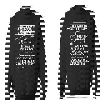Freunde Sind Die Familie Die Du Dir Aussuchst German Sweatshirt - Seseable