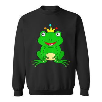 Frog King Sweatshirt - Seseable