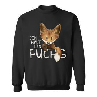 Fuchs Statement Langarmshirt, Verwegene Fuchsigkeit Sweatshirt - Seseable