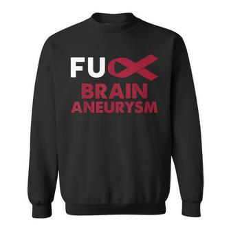 Fuck Brain Aneurysm Awareness Support Survivor Sweatshirt - Monsterry UK