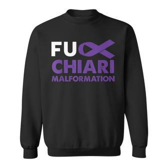 Fuck Chiari Malformation Awareness Support Survivor Sweatshirt - Monsterry