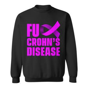 Fuck Crohn's Disease Crohn's Awareness Sweatshirt - Monsterry UK
