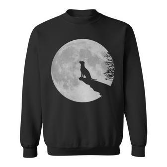 Full Moon And Lab Sweatshirt | Mazezy