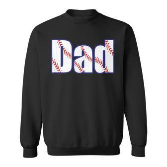 Fun Father's Day Dad Baseball Player And Parent Sweatshirt - Monsterry UK