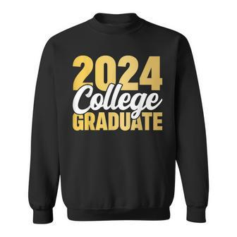 2024 College Graduate Graduation Grad Students Seniors Sweatshirt - Thegiftio UK