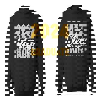 2024 College Graduate Graduation Grad Students Seniors Sweatshirt - Thegiftio