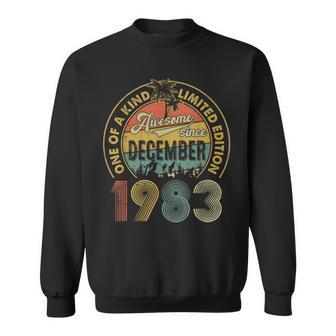 40 Years Old December 1983 Vintage 40Th Birthday Sweatshirt - Seseable