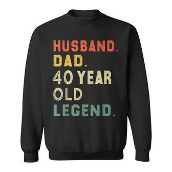40Th Birthday Outfit For Present Vintage Dad 1980 Sweatshirt - Monsterry CA
