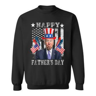 4Th Of July Confused Joe Biden Happy Father's Day Sweatshirt - Thegiftio UK