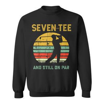 70Th Birthday Golf Pun Golfing 70 Year Old Golfer Sweatshirt - Monsterry