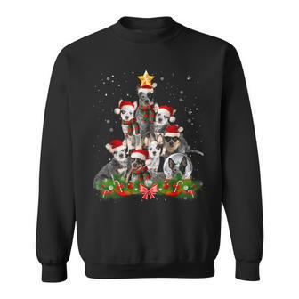 Australian Cattle Dog Dog Christmas Tree Sweatshirt - Monsterry UK