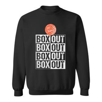 Basketball Coach Box Out Saying Sweatshirt - Monsterry UK