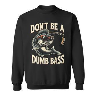 Bass Fishing Stuff Dad Bass Fish Papa Fishing Sweatshirt - Monsterry