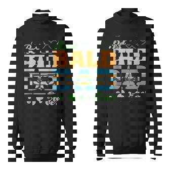 Best Bald Dad Ever Father's Day Sweatshirt - Thegiftio