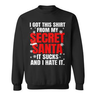 Best Christmas Secret Santa Under 20 25 30 Xmas Adult Sweatshirt - Seseable