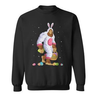 Bigfoot Sasquatch Happy Easter Bunny Eggs Sweatshirt - Monsterry AU
