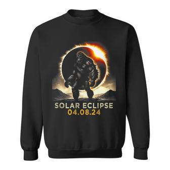 Bigfoot Total Solar Eclipse 4082024 Apparel Sweatshirt - Monsterry