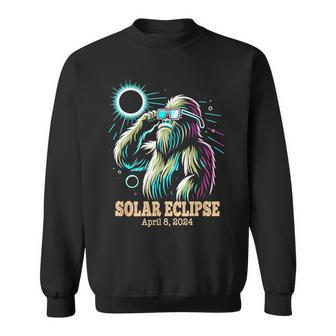Bigfoot Total Solar Eclipse April 8 2024 Sweatshirt | Mazezy