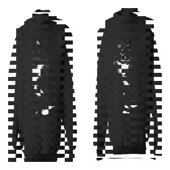 Black Cat Tuxedo Black Cat Cute Sweatshirt - Thegiftio