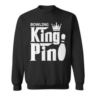 Bowling King Pin Bowling League Team Sweatshirt | Mazezy