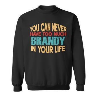 Brandy Personalized First Name Joke Item Sweatshirt - Seseable