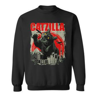 Cat Catzilla Sweatshirt | Mazezy UK