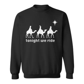 Christmas Tonight We Ride Christmas Sweatshirt - Thegiftio UK