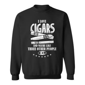 Cigar Accessories Set Cigar Lover Party Smokers Sweatshirt - Monsterry