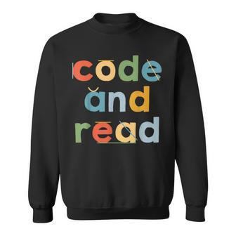 Code And Read Dyslexia Learning Disability Dyslexic Sweatshirt - Monsterry