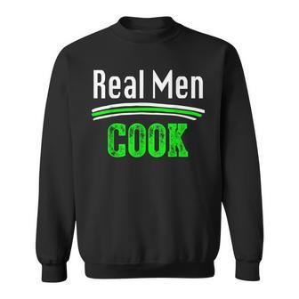 Cooking Real Cook For There Wives Sweatshirt - Monsterry UK