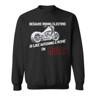 Cool Motorcycle Chopper Bike For Gas Power Enthusiast Sweatshirt - Monsterry DE