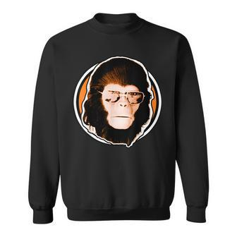 Cornelius In Shades Apes Nerd Geek Vintage Graphic Sweatshirt - Monsterry