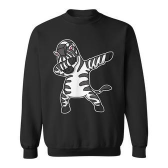 Dabbing Zebra Dab Dance Cool Africa Animal Sweatshirt - Monsterry