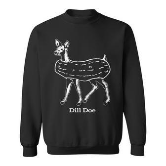 Dill Doe Reindeer Pickles Naughty Dill Doe Dill Pickle Sweatshirt - Monsterry