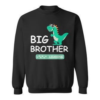 Dinosaur I'm Going To Be Big Brother 2024 Baby Loading Sweatshirt - Monsterry DE