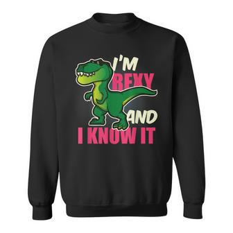 Dinosaur T Rex For Children Youth And Adults Sweatshirt - Seseable