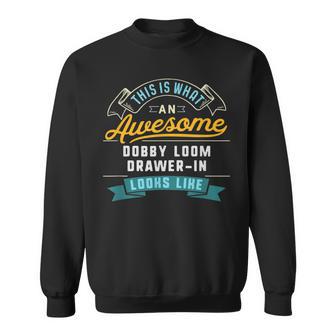 Dobby Loom Drawer-In Awesome Job Occupation Sweatshirt - Monsterry DE