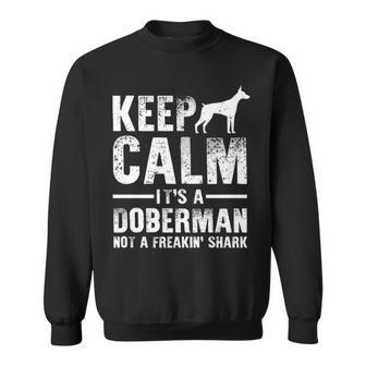 Doberman Art Doberman Pinscher Dog Walker Sweatshirt | Mazezy