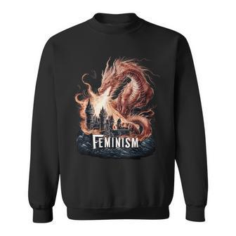 Dragon Fantasy Feminism Sweatshirt - Monsterry DE