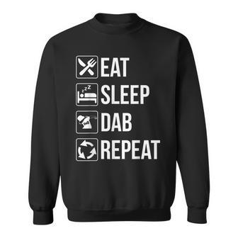 Eat Sleep Dab Repeat Sweatshirt - Monsterry UK