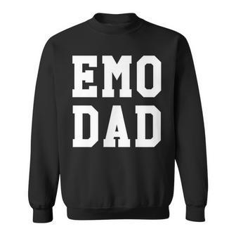 Emo Dad Goth Punk Music Scene Father Sweatshirt - Monsterry UK