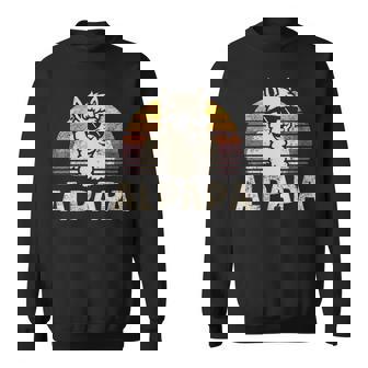 Father's Day Papa Alpapa Alpaca Sweatshirt - Thegiftio
